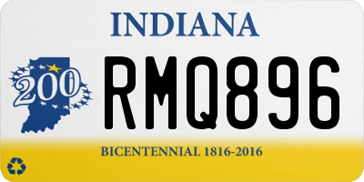 IN license plate RMQ896