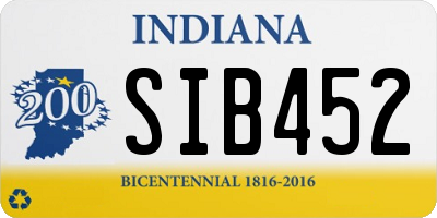 IN license plate SIB452