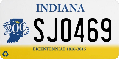 IN license plate SJO469