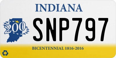 IN license plate SNP797