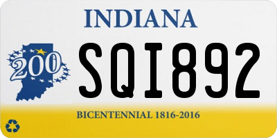 IN license plate SQI892