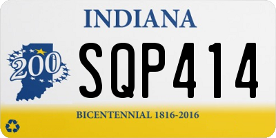 IN license plate SQP414