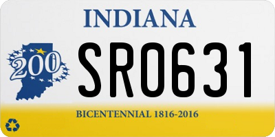 IN license plate SR0631