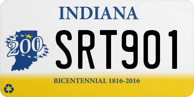 IN license plate SRT901