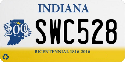 IN license plate SWC528