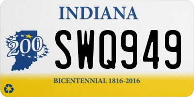 IN license plate SWQ949