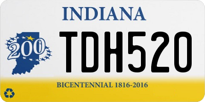 IN license plate TDH520