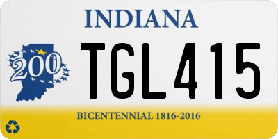IN license plate TGL415