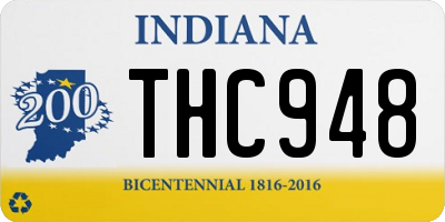 IN license plate THC948