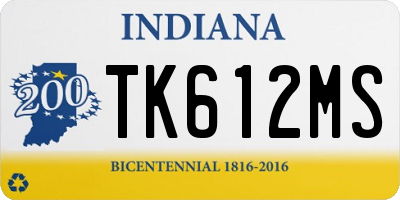 IN license plate TK612MS