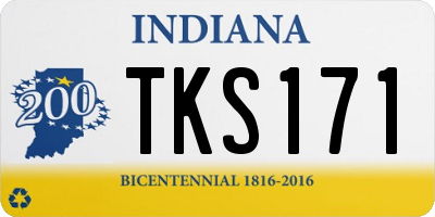 IN license plate TKS171