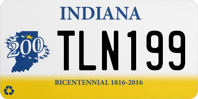IN license plate TLN199