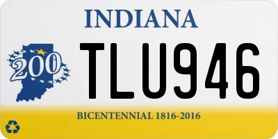 IN license plate TLU946