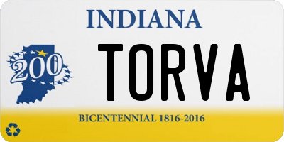 IN license plate TORVA