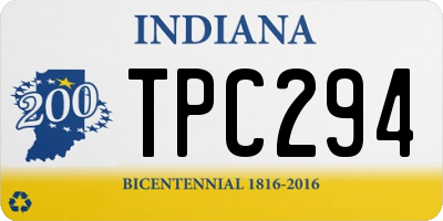 IN license plate TPC294