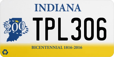IN license plate TPL306