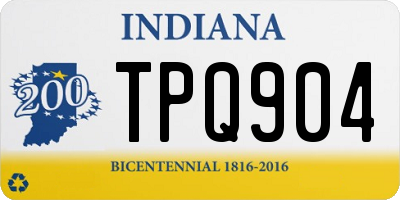 IN license plate TPQ904