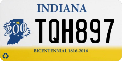 IN license plate TQH897