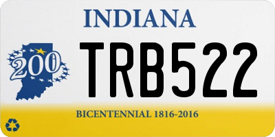 IN license plate TRB522