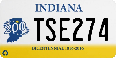 IN license plate TSE274