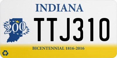 IN license plate TTJ310