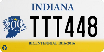 IN license plate TTT448