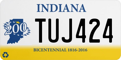 IN license plate TUJ424