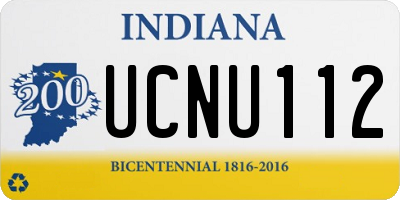 IN license plate UCNU112