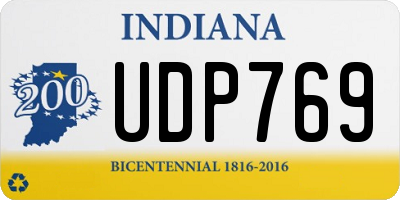 IN license plate UDP769
