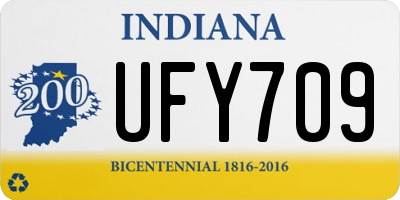 IN license plate UFY709