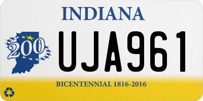 IN license plate UJA961