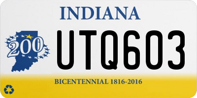 IN license plate UTQ603