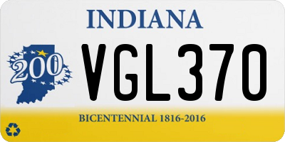 IN license plate VGL370