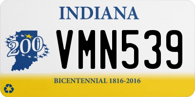 IN license plate VMN539