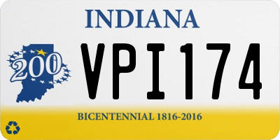 IN license plate VPI174