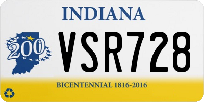 IN license plate VSR728