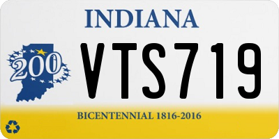 IN license plate VTS719