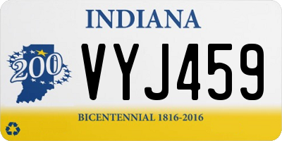 IN license plate VYJ459