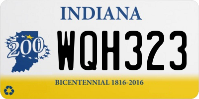 IN license plate WQH323