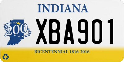 IN license plate XBA901