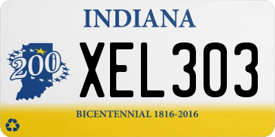 IN license plate XEL303