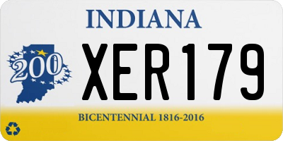 IN license plate XER179