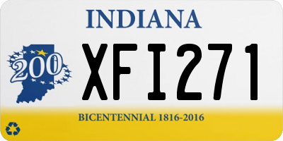 IN license plate XFI271