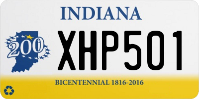 IN license plate XHP501