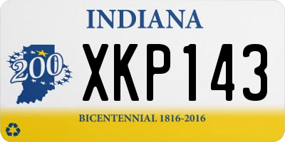 IN license plate XKP143