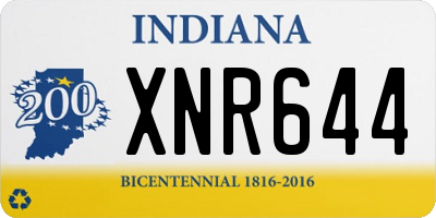 IN license plate XNR644