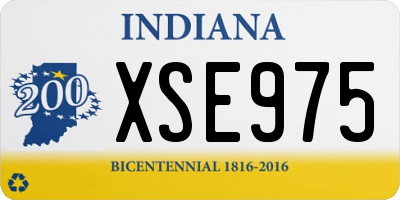 IN license plate XSE975