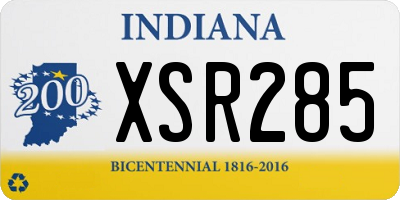 IN license plate XSR285