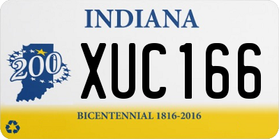 IN license plate XUC166