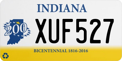 IN license plate XUF527